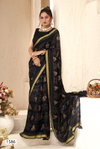 Komalika Vol 5 By Vallabhi Moss Georgette Daily Wear Saree Suppliers In India
